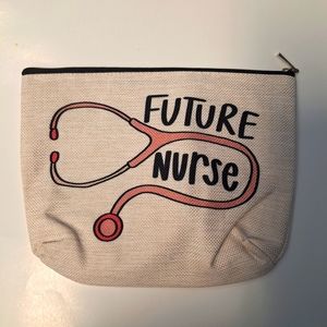Future Nurse canvas zip bag- New in package